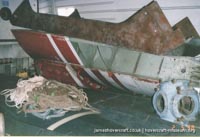 SRN4 Swift (GH-2004) being taken to the Hovercraft Museum